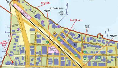 Stuart FL City Map